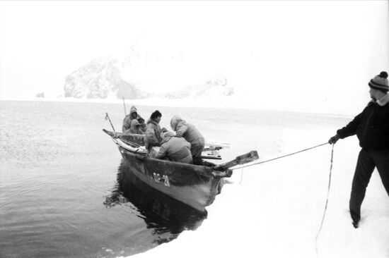 Bering Bridge Soviet-American polar expedition