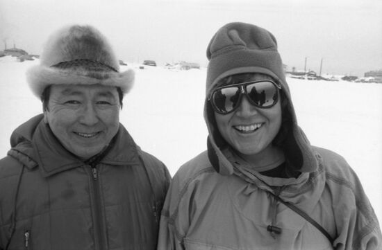 Bering Bridge Soviet-American polar expedition