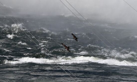 Russia Hydroelectric Station Water Discharge 