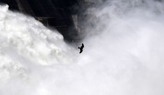 Russia Hydroelectric Station Water Discharge 