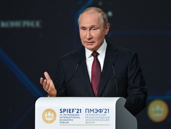 Russia Putin SPIEF