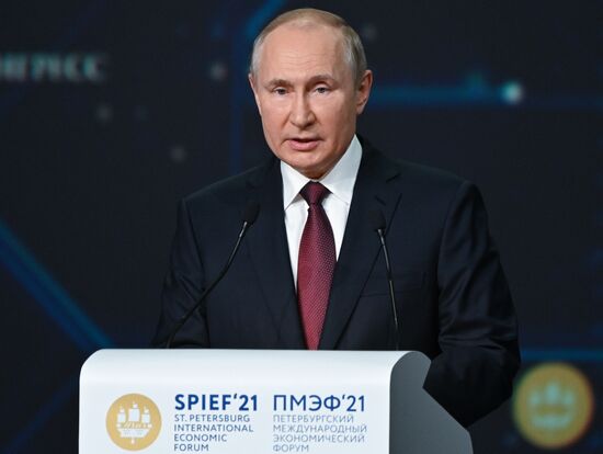 Russia Putin SPIEF