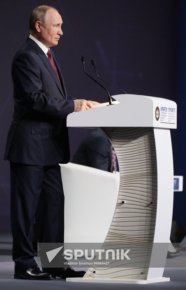 Russia Putin SPIEF