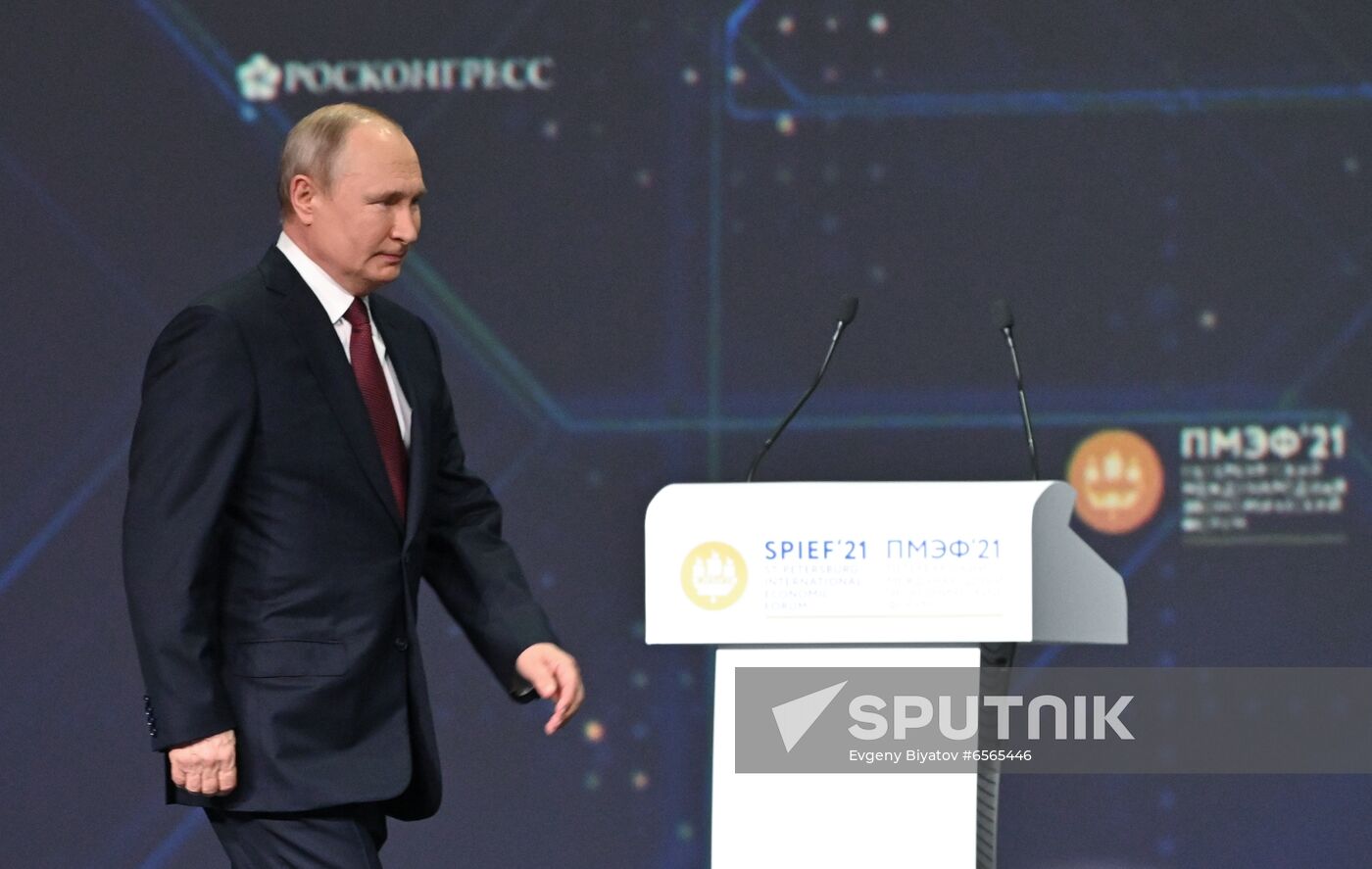 Russia Putin SPIEF