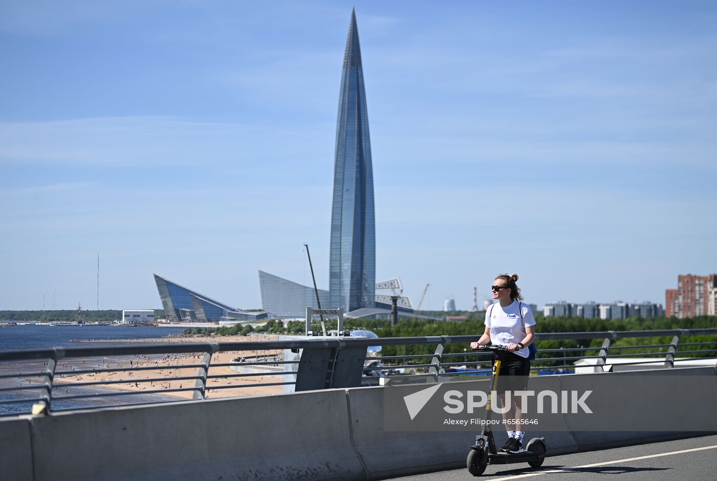 Russia Olympics Cyclist Day