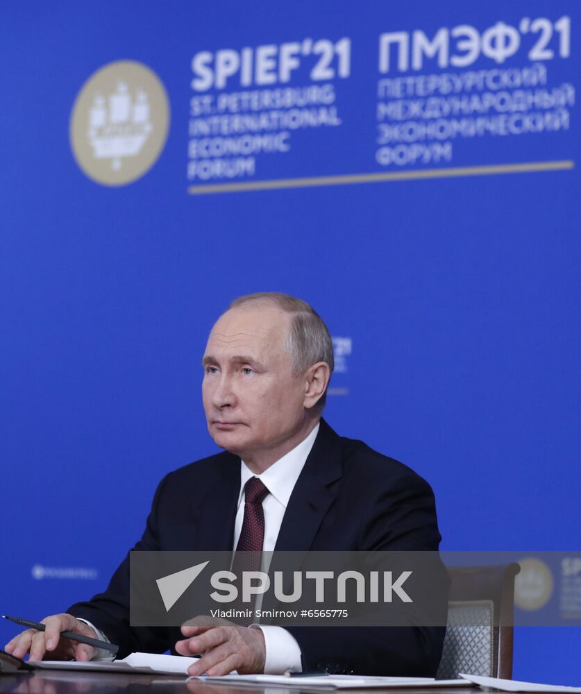 Russia Putin SPIEF