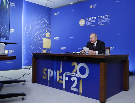 Russia Putin SPIEF