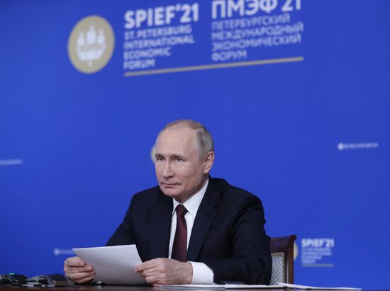 Russia Putin SPIEF