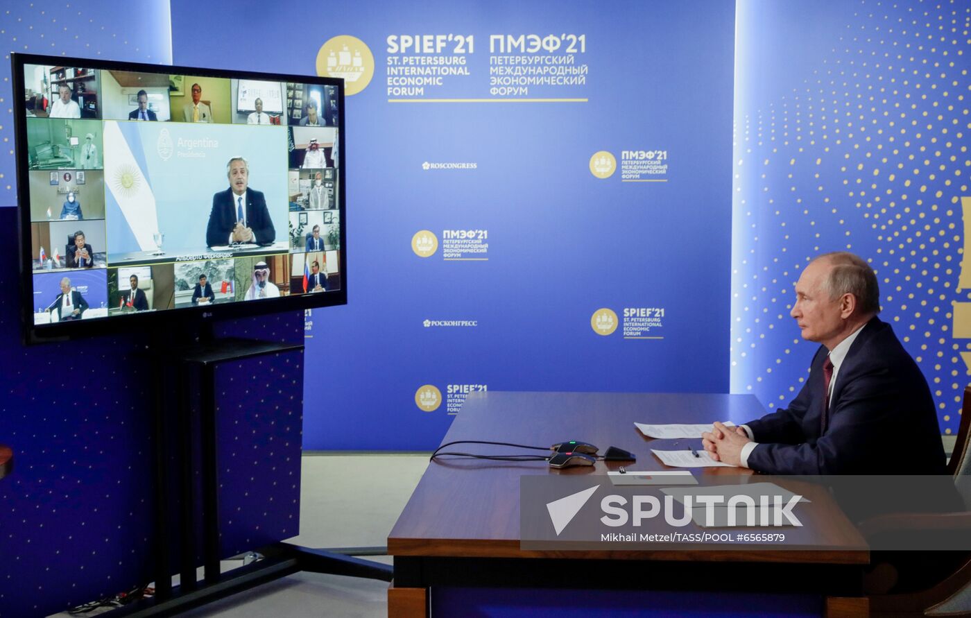 Russia Putin SPIEF