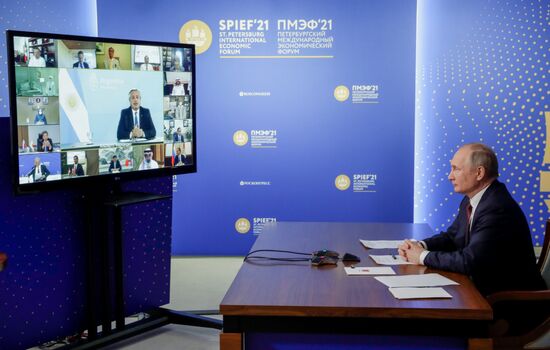 Russia Putin SPIEF