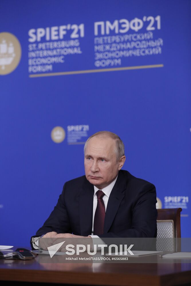 Russia Putin SPIEF