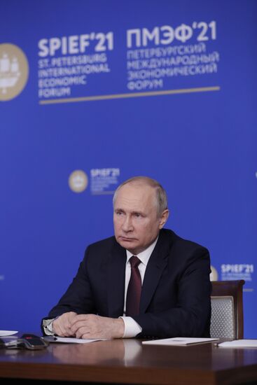 Russia Putin SPIEF