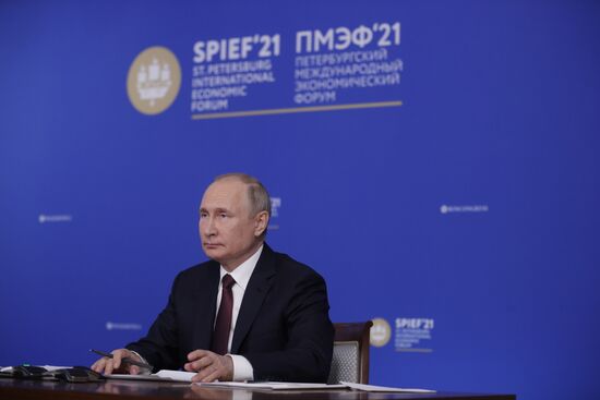 Russia Putin SPIEF