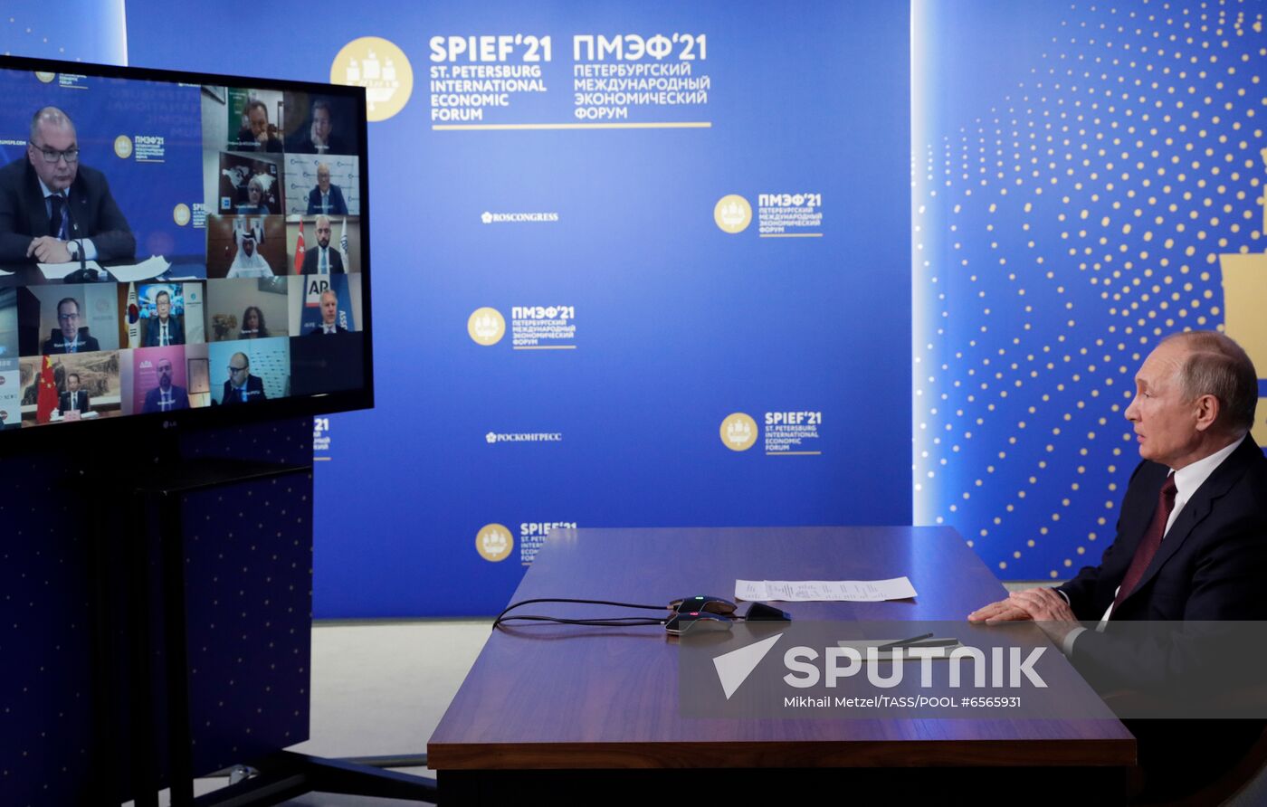 Russia Putin SPIEF