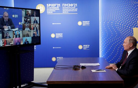 Russia Putin SPIEF