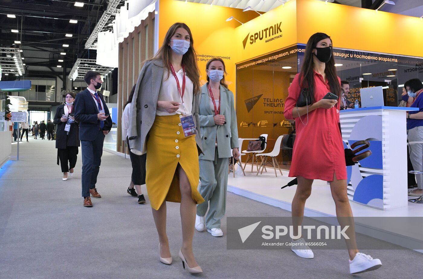 Russia SPIEF Rossiya Segodnya Exhibition Stall