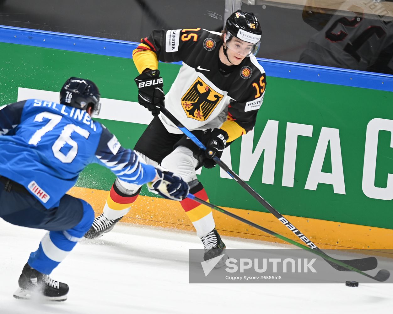 Latvia Ice Hockey Worlds Finland - Germany