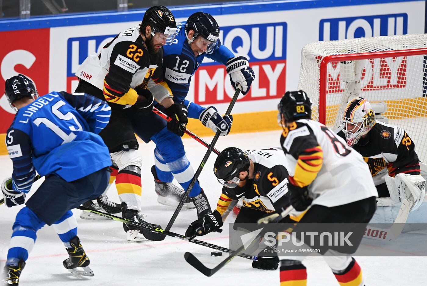 Latvia Ice Hockey Worlds Finland - Germany