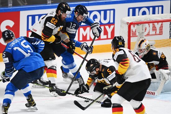 Latvia Ice Hockey Worlds Finland - Germany