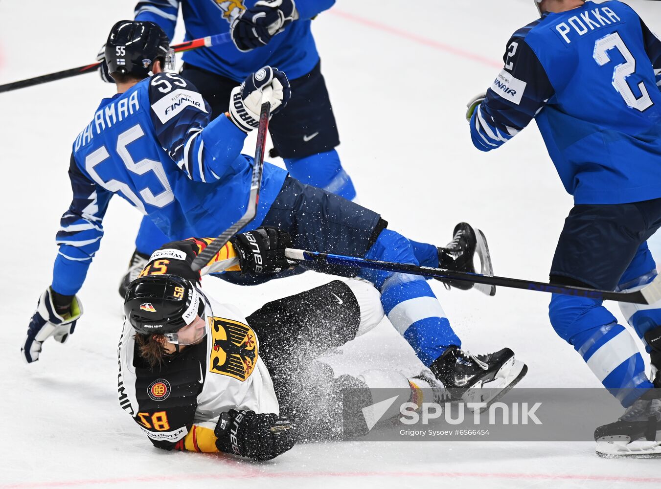 Latvia Ice Hockey Worlds Finland - Germany