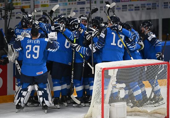 Latvia Ice Hockey Worlds Finland - Germany