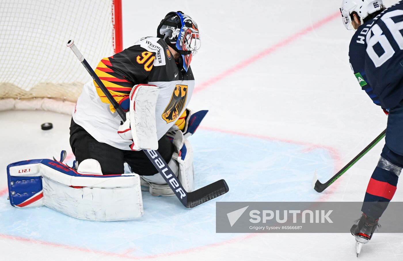 Latvia Ice Hockey Worlds United States - Germany