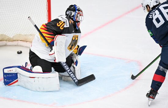 Latvia Ice Hockey Worlds United States - Germany