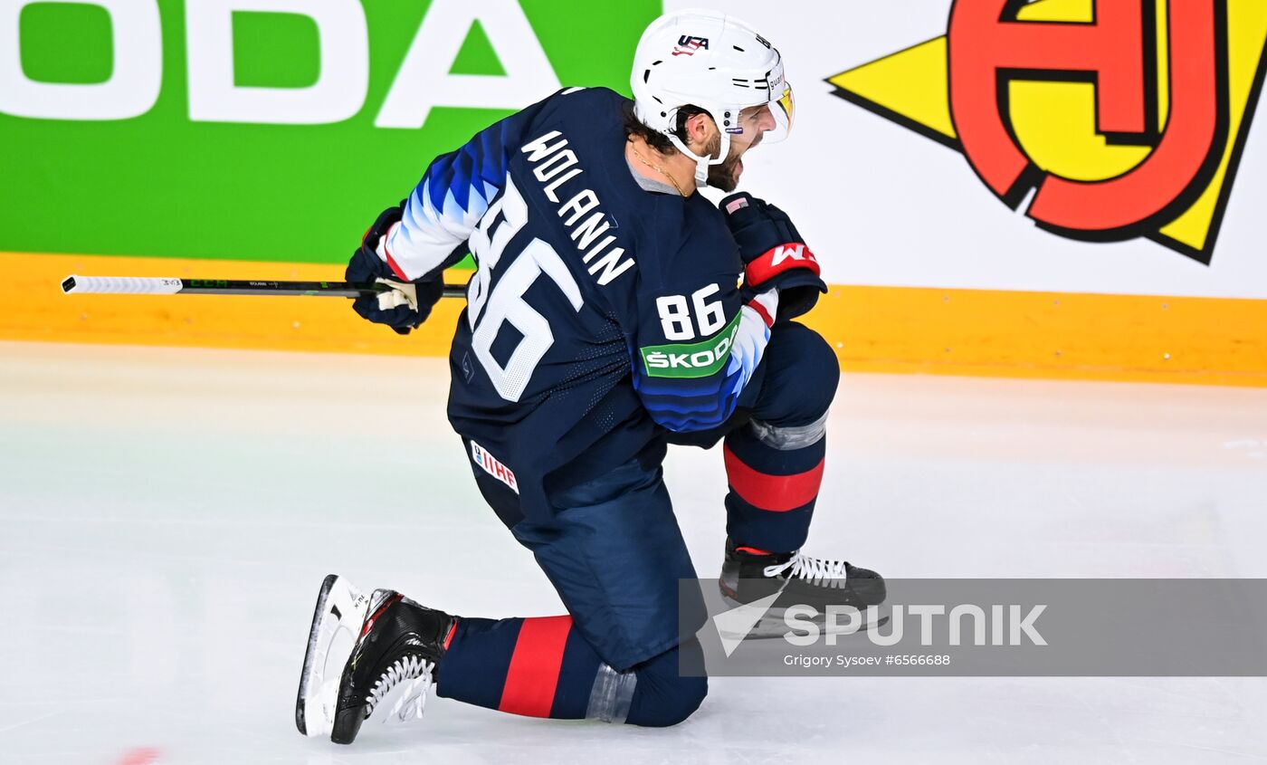 Latvia Ice Hockey Worlds United States - Germany