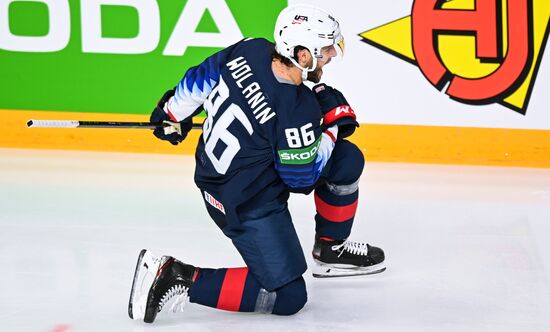 Latvia Ice Hockey Worlds United States - Germany