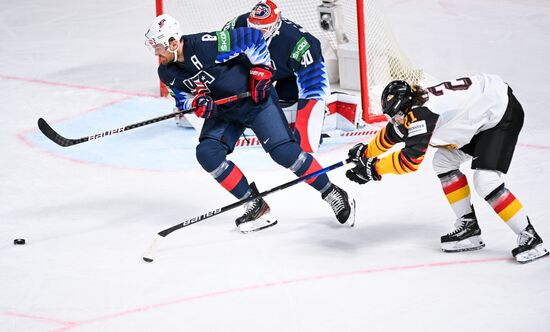 Latvia Ice Hockey Worlds United States - Germany