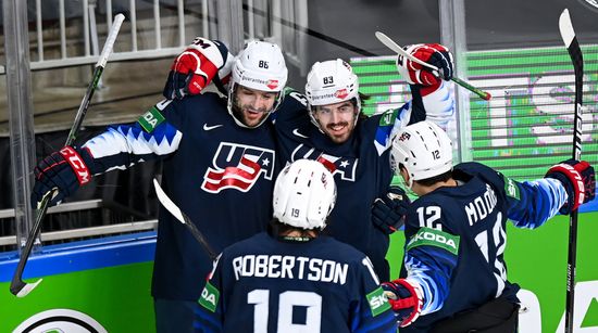 Latvia Ice Hockey Worlds United States - Germany