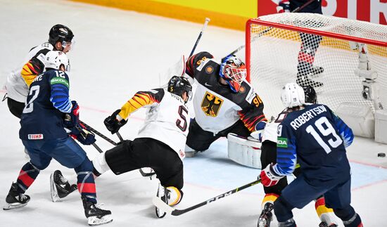 Latvia Ice Hockey Worlds United States - Germany