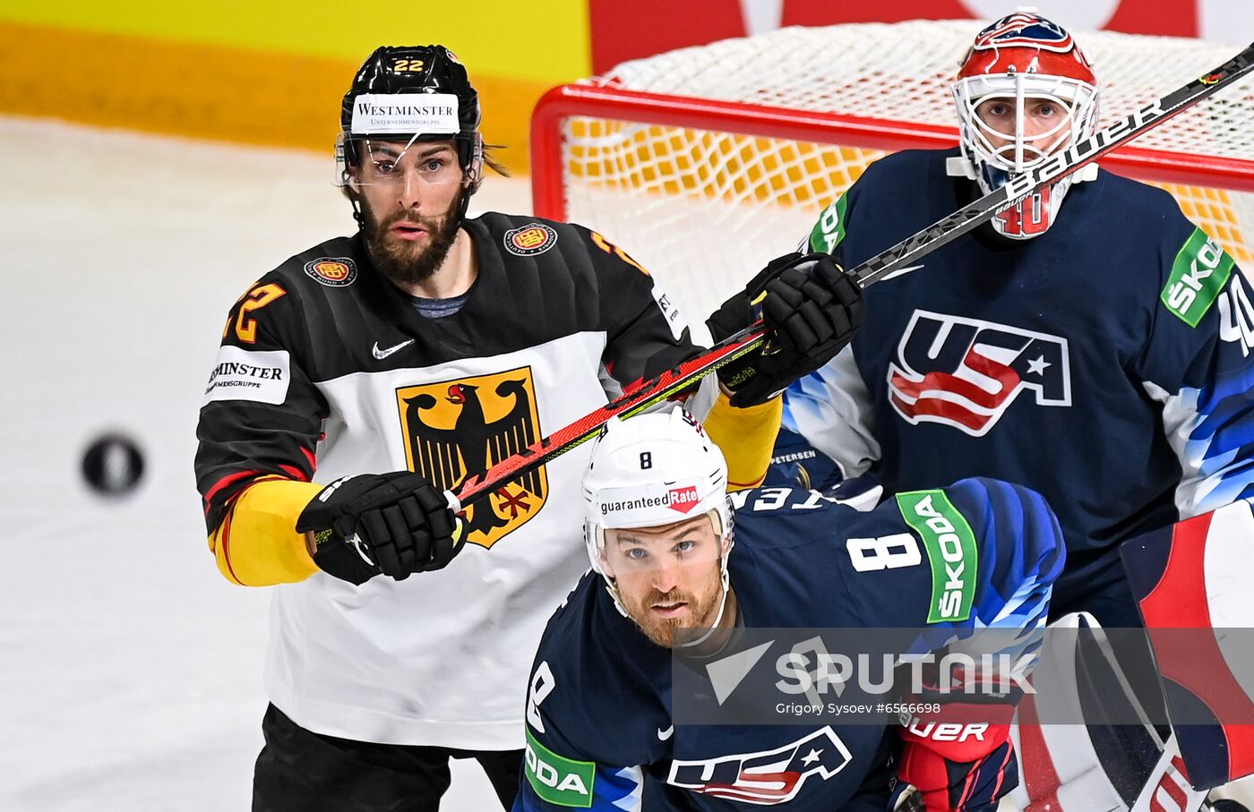 Latvia Ice Hockey Worlds United States - Germany