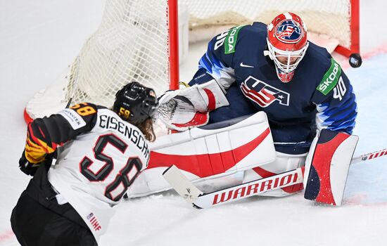 Latvia Ice Hockey Worlds United States - Germany
