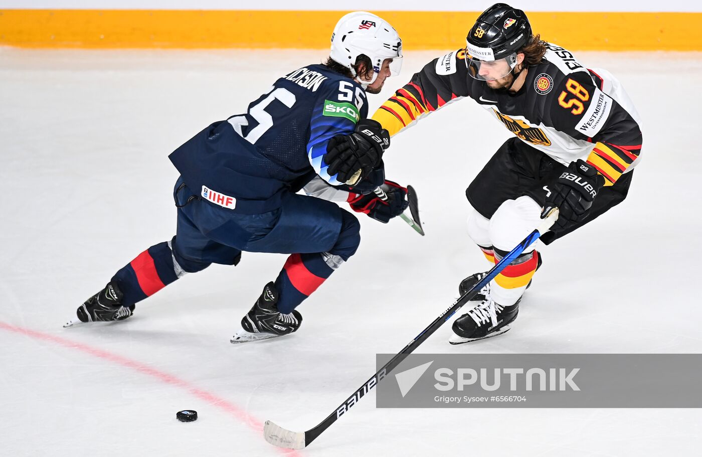 Latvia Ice Hockey Worlds United States - Germany