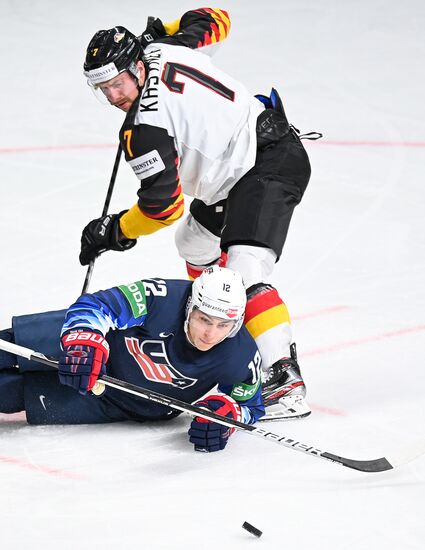 Latvia Ice Hockey Worlds United States - Germany