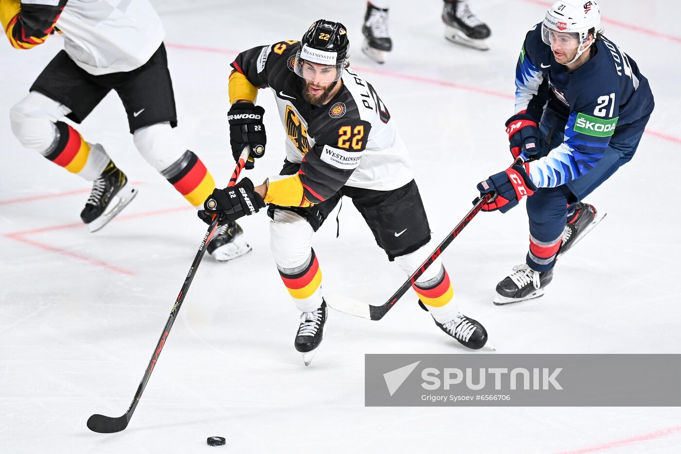 Latvia Ice Hockey Worlds United States - Germany
