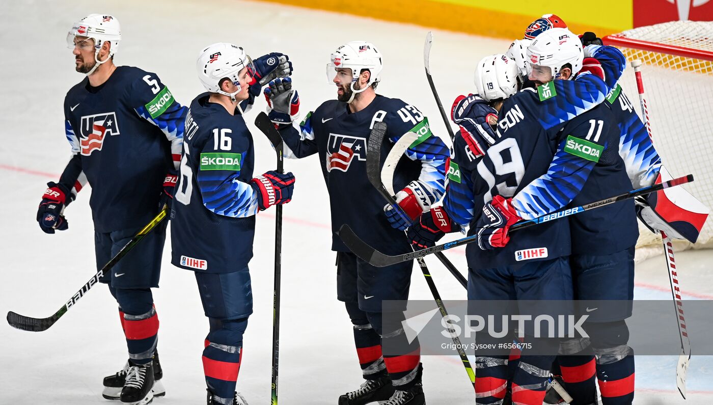 Latvia Ice Hockey Worlds United States - Germany