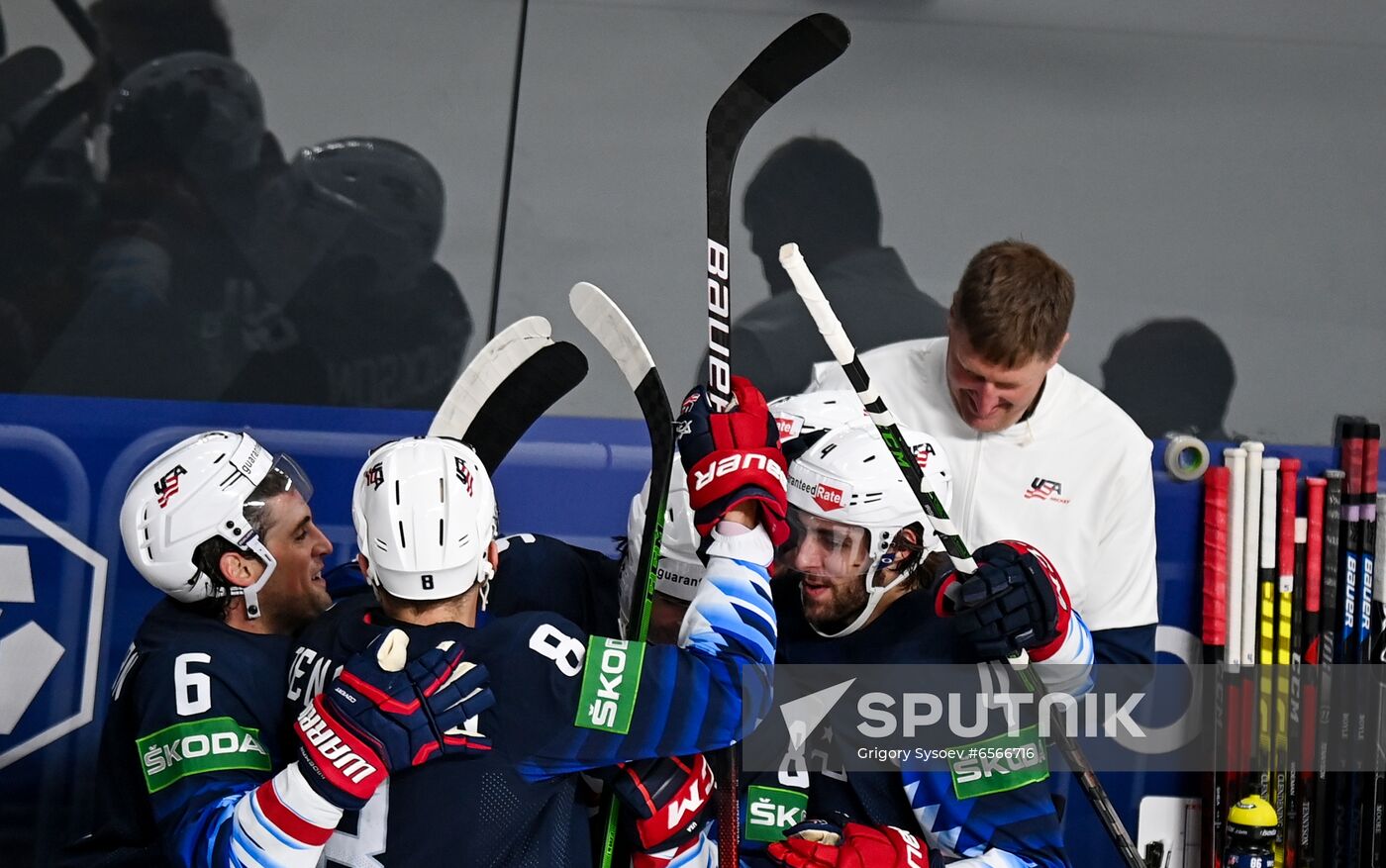 Latvia Ice Hockey Worlds United States - Germany