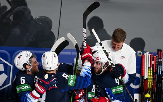 Latvia Ice Hockey Worlds United States - Germany