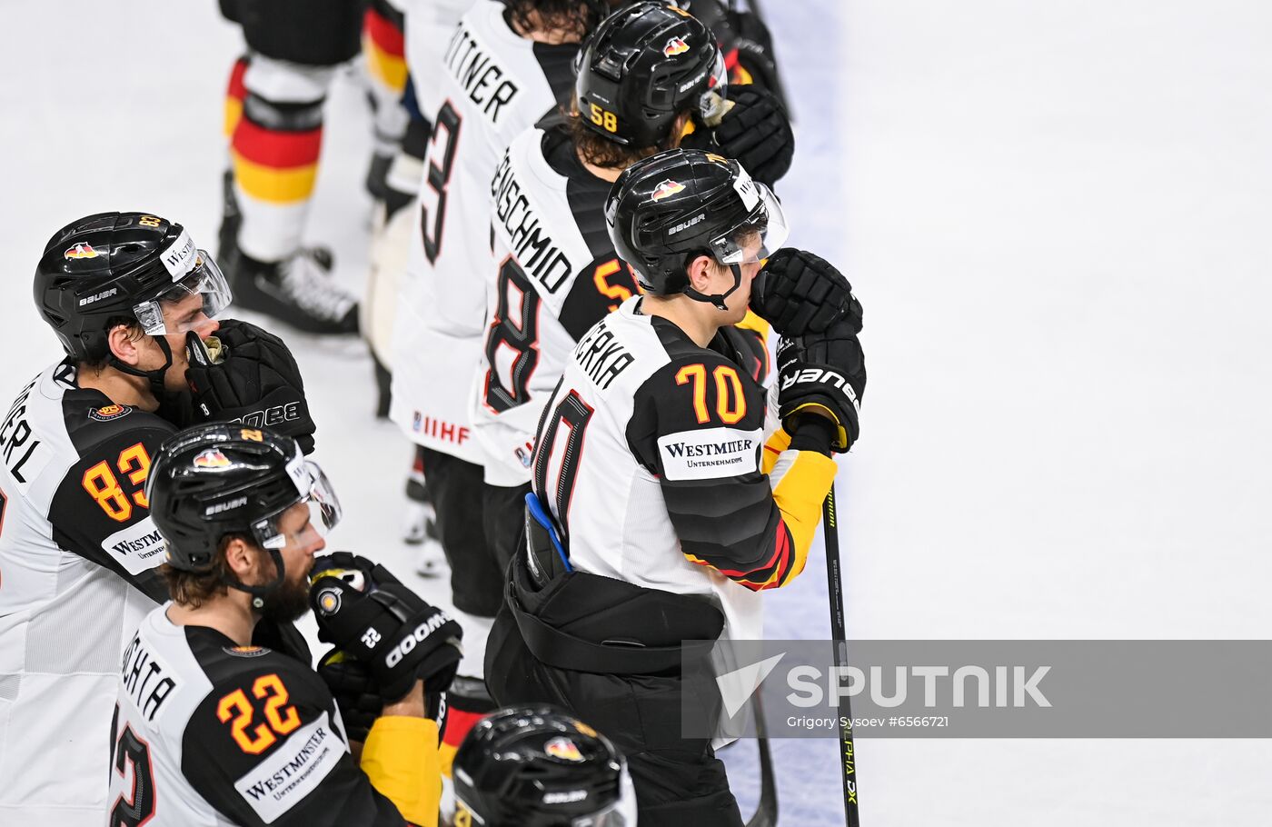 Latvia Ice Hockey Worlds United States - Germany