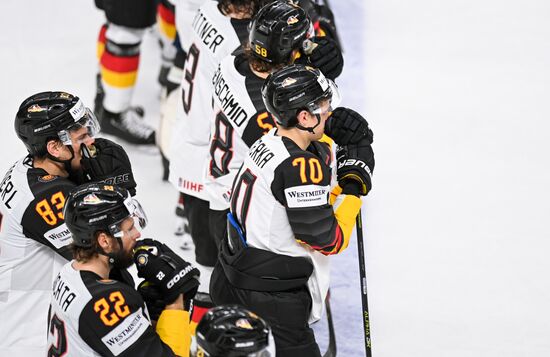Latvia Ice Hockey Worlds United States - Germany