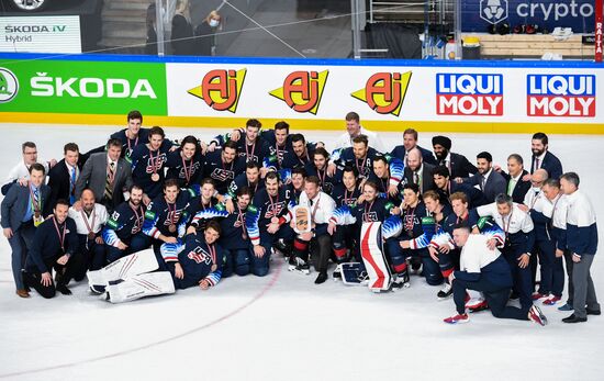 Latvia Ice Hockey Worlds United States - Germany