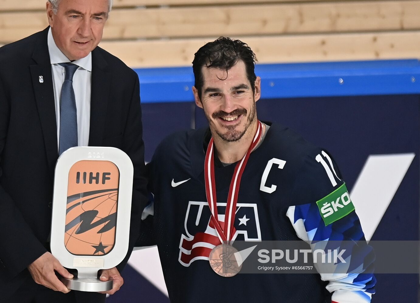 Latvia Ice Hockey Worlds United States - Germany