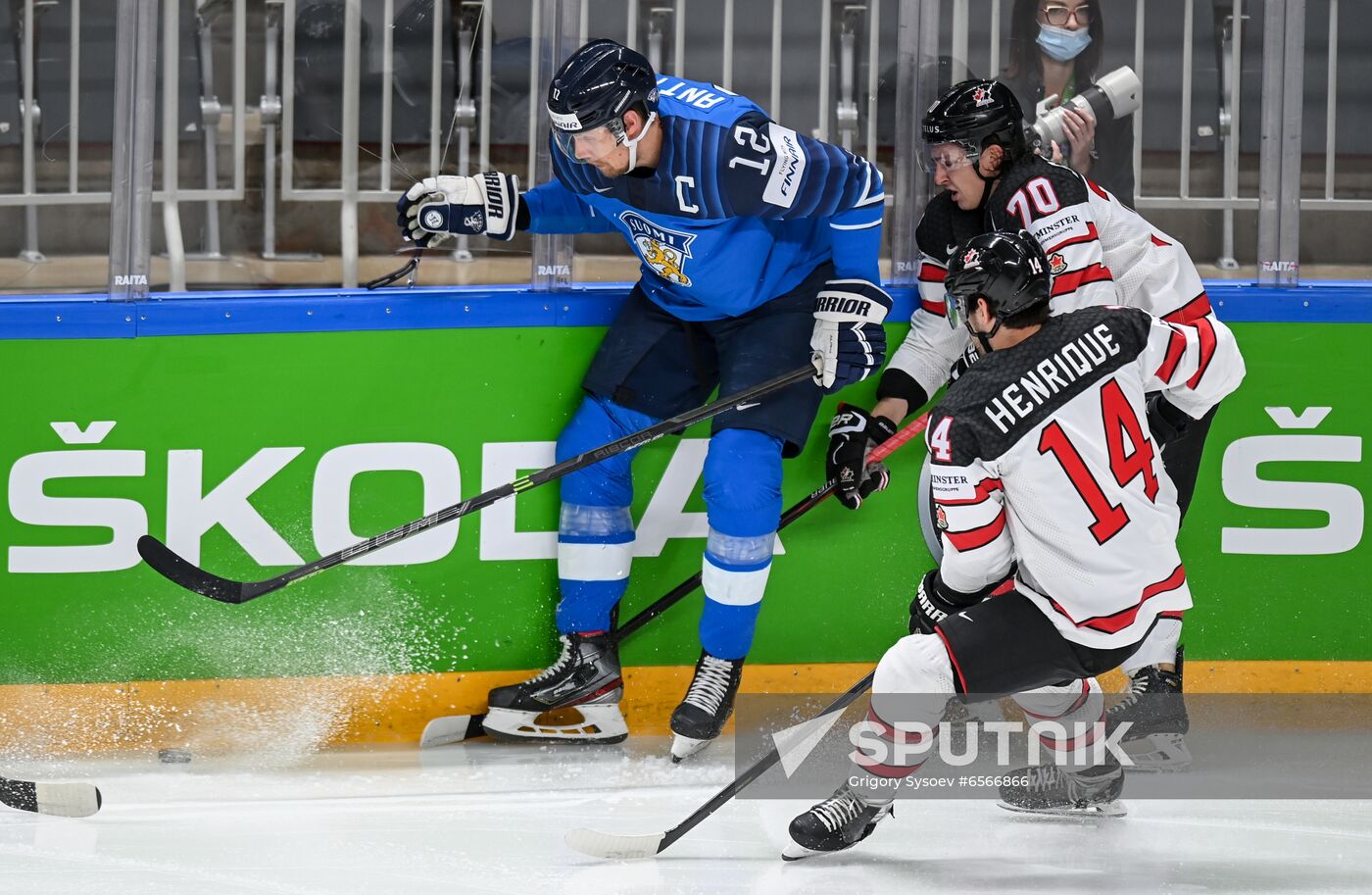 Latvia Ice Hockey Worlds Finland - Canada