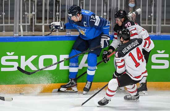 Latvia Ice Hockey Worlds Finland - Canada