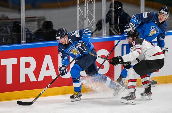 Latvia Ice Hockey Worlds Finland - Canada