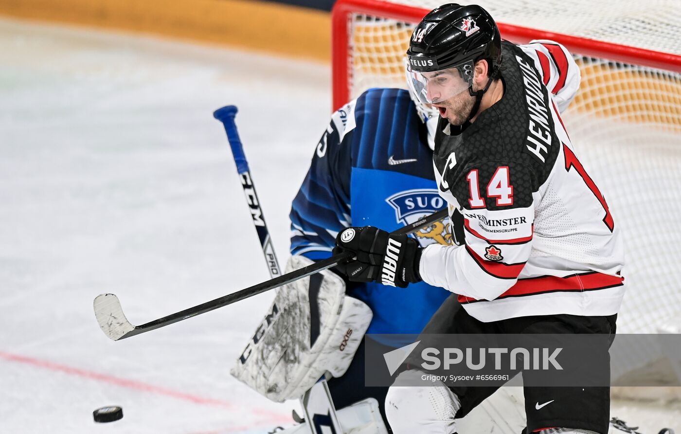 Latvia Ice Hockey Worlds Finland - Canada