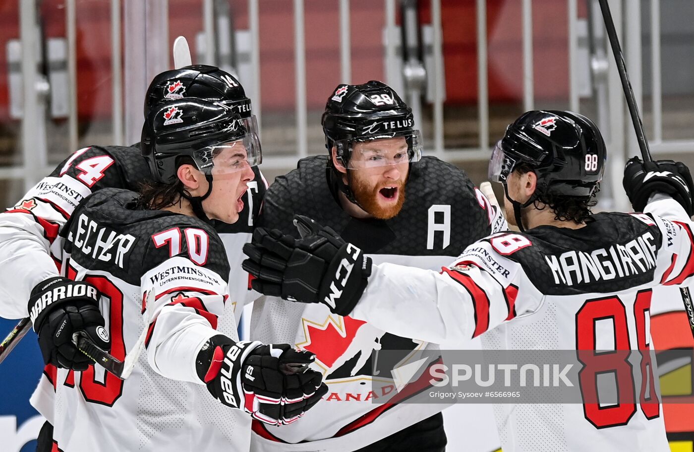 Latvia Ice Hockey Worlds Finland - Canada