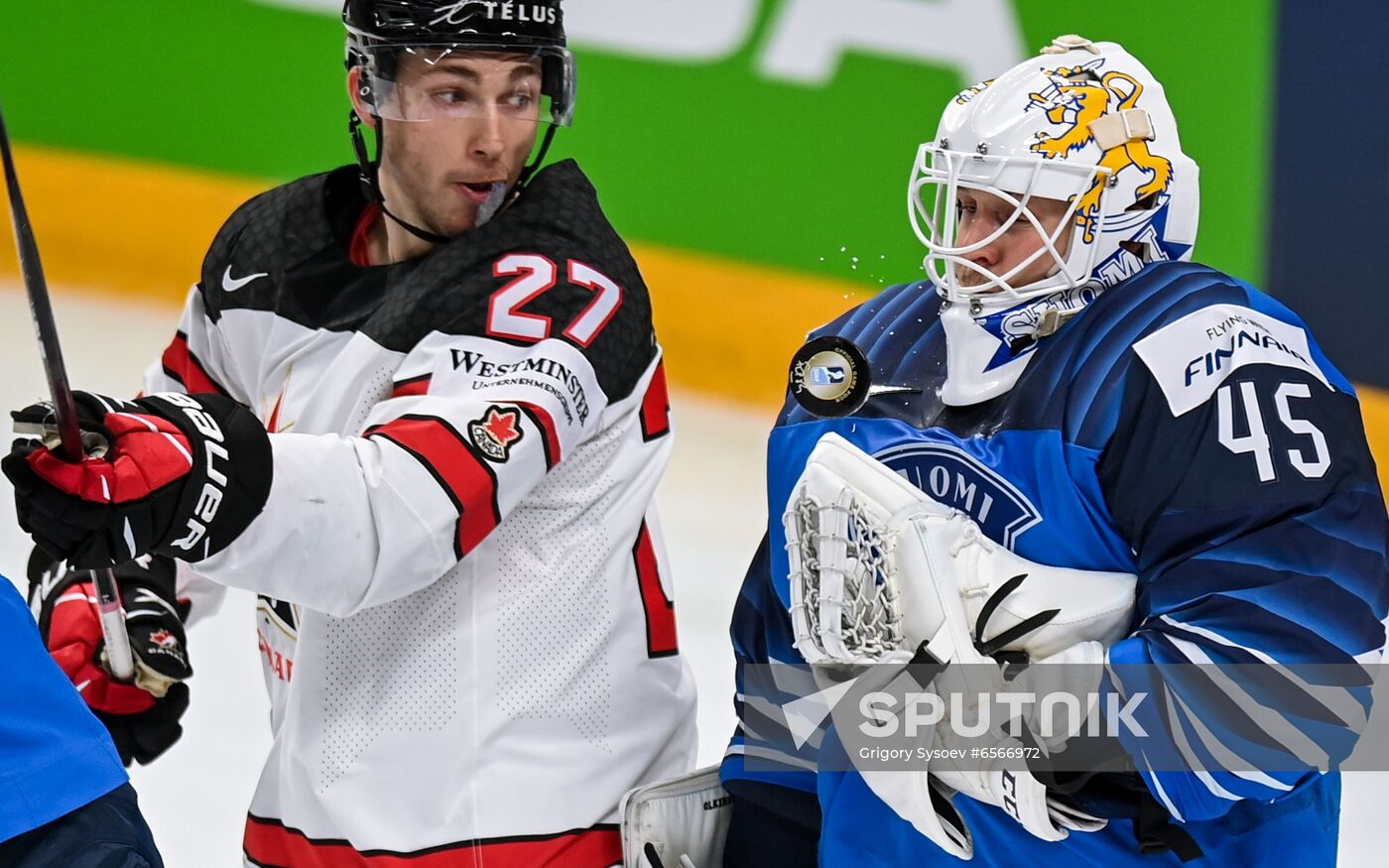 Latvia Ice Hockey Worlds Finland - Canada